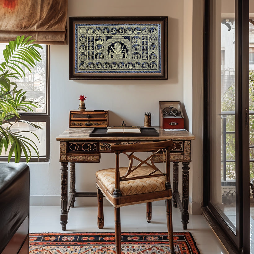 Chaturbhuj Gajanan | Legends of Ganesha Pattachitra Style