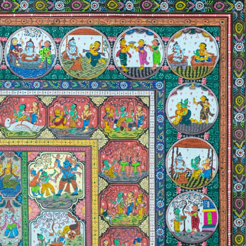 Rama Katha | Ramayana Pattachitra Style