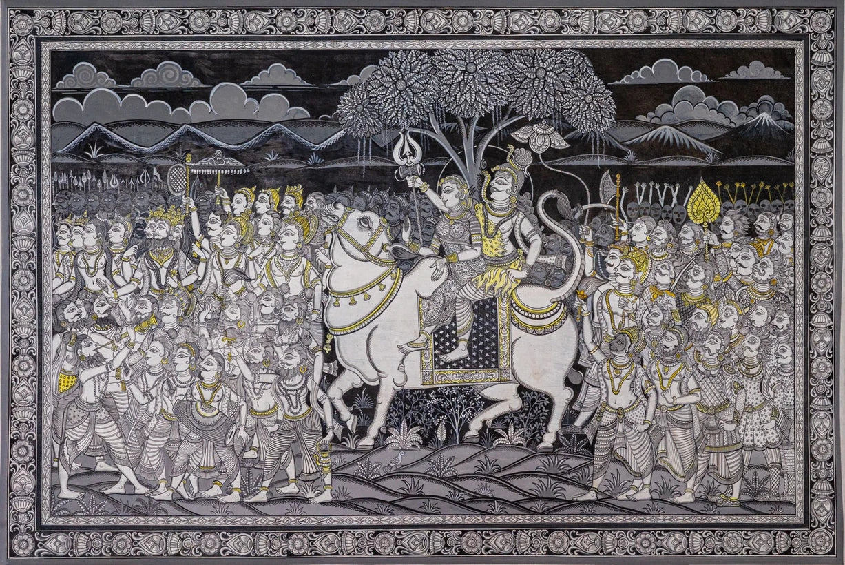 Ultimate Union | Shiva Parvati Kalyan Pattachitra Style