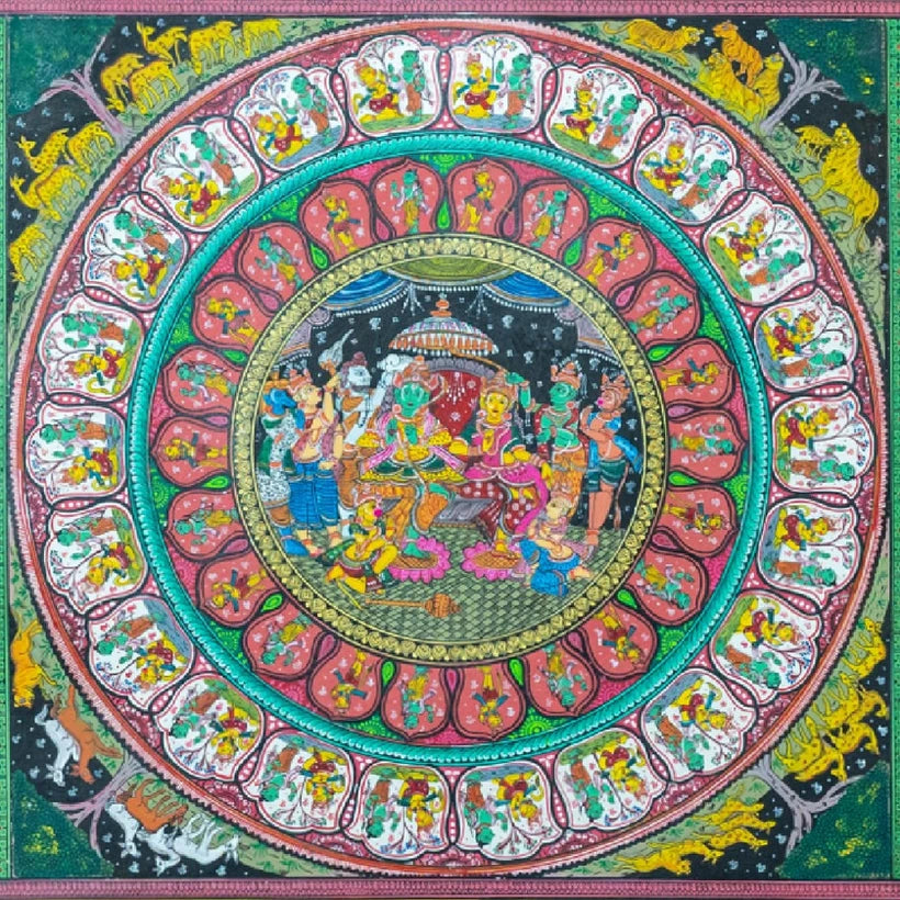 Rama Katha | Ramayana Pattachitra Style