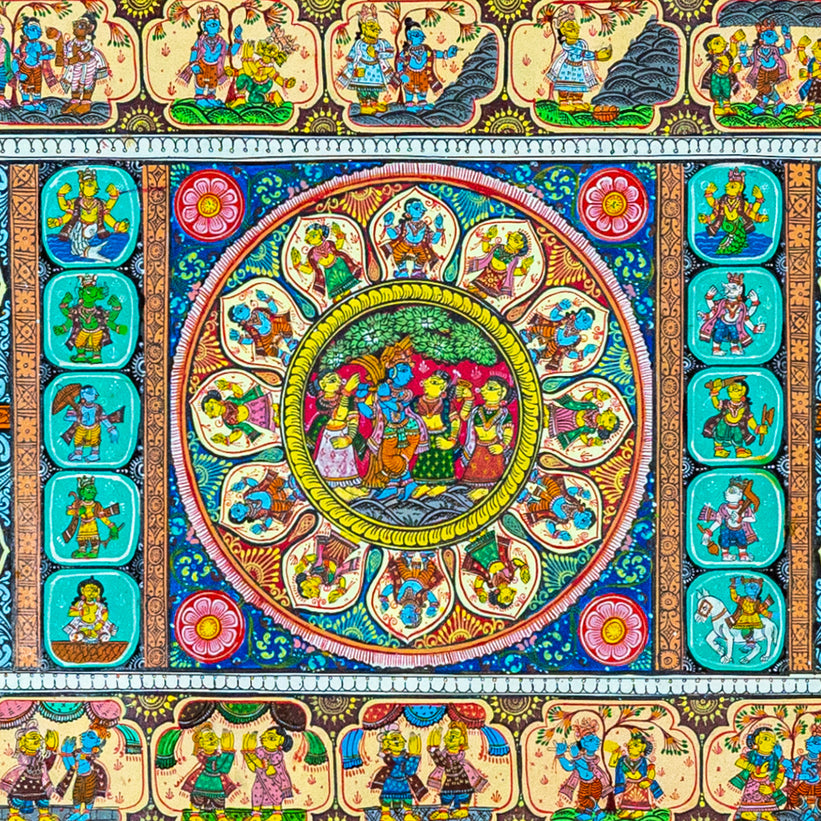 Krishna Leela in Color | Legends of the Lord Pattachitra Style