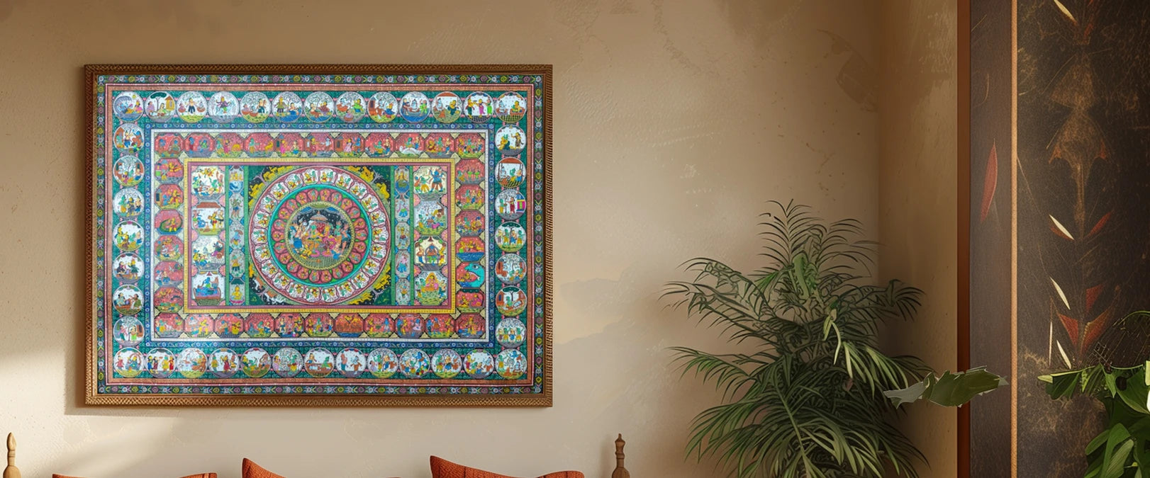 Rama Katha | Ramayana Pattachitra Style