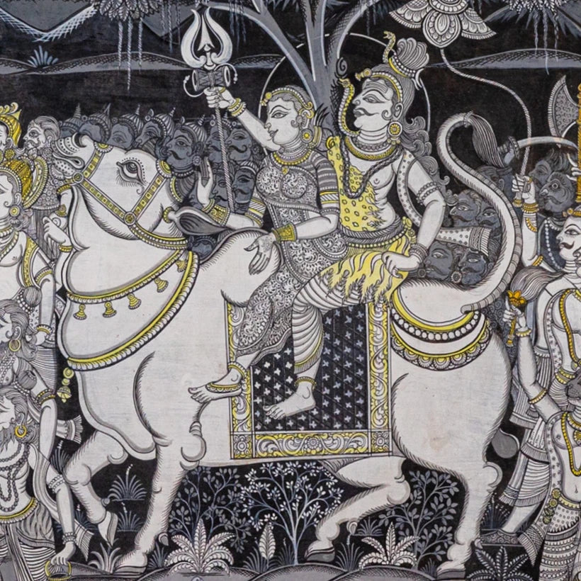 Ultimate Union | Shiva Parvati Kalyan Pattachitra Style