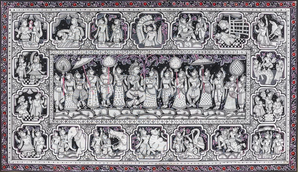 Chitachora Gopal | 18 Legends of Krishna in Monochrome
