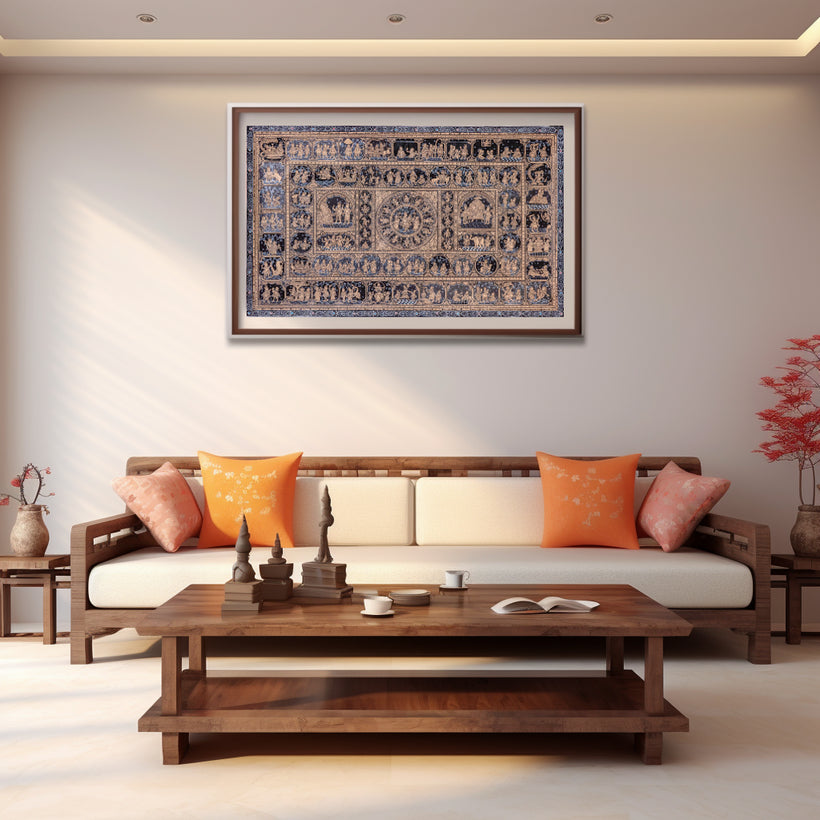 Bhagwatam | 62 Legends of Krishna in Stone Colours