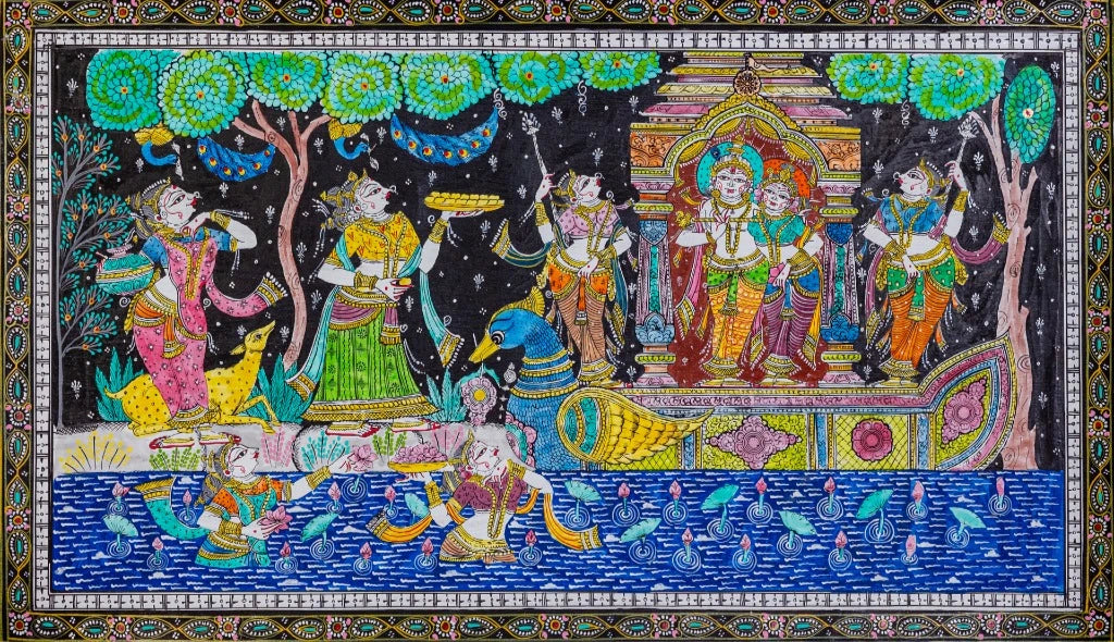 Chandan Jatra | Riding with the Divine Pattachitra Style